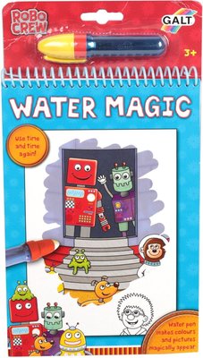 英國 GALT Water Magic 神奇水畫冊~機器人