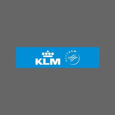 荷蘭皇家航空 KLM 天合聯盟 航空公司 防水貼紙120x30 mm