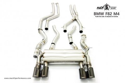 【YGAUTO】BMW F82 M4 升級全新 MACH5 高流量帶三元催化頭段 當派 排氣管 底盤系統改裝 排氣零件