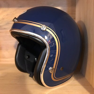 (I LOVE 樂多) 最新二代 Chief Helmet Ticuna系列 3/4 安全帽 (深藍)