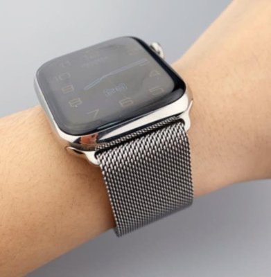 熱銷 蘋果iWatch6原裝手表帶Apple Watch5米蘭尼斯不銹鋼38/40/42/44可開發票