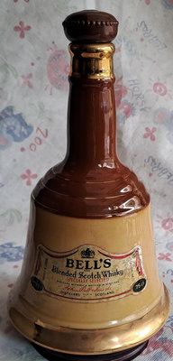 蘇格蘭威士忌Bell'S 鈴鐺造型空酒瓶