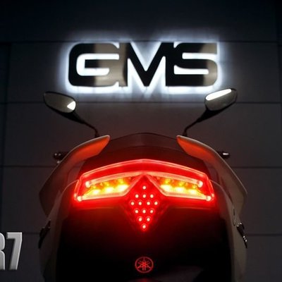【龍昌機車材料精品】GMS嘉瑪斯 R7尾燈 燈具 SMAX專用