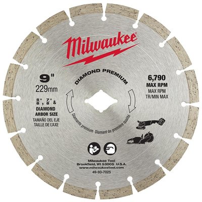 【赫杰國際】Milwaukee美沃奇「230mm鑽石圓鋸片」(682417001)