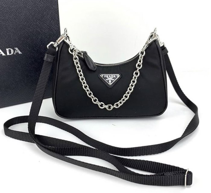 prada mini hobo bag