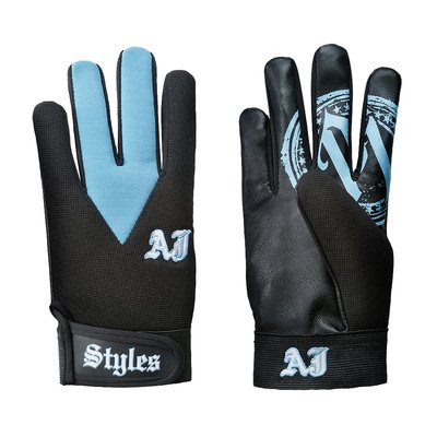 [美國瘋潮]正版WWE AJ Styles Carolina Blue Replica Gloves AJ北卡藍配色手套