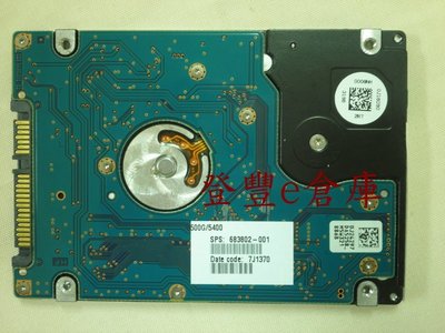 【登豐e倉庫】 DF362 Hitachi HTS545050A7E380 500G SATA2 電路板(整顆)硬碟
