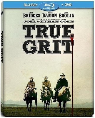 【BD藍光】真實的勇氣：BD+DVD雙碟限量鐵盒版 True Grit(英文字幕)神鬼認證 麥特戴蒙
