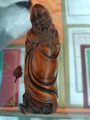 多年收藏黃楊木壽星，仙翁，神像，木雕擺件，人物擺件。實物實拍