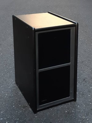 二手~HIPCE One Touch油壓式櫃子 輕觸式收納盒 木製二層收納箱