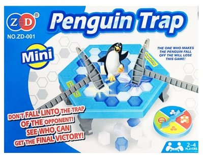 2017 超夯桌遊/益智遊戲 企鵝破冰/企鵝冰塊/企鵝敲冰塊 Penguin Trap Mini版