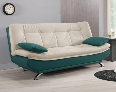 【萊夫家居】CM-298-1：科技布沙發床【台中家具】雙人沙發 床墊 雙人布沙發 布套可拆洗 科技布+實木骨架