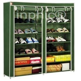 INPHIC-鞋櫃 無紡布7層雙排14格防塵簡易布鞋櫃