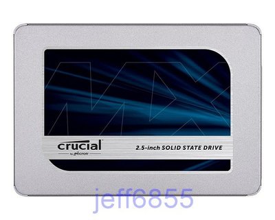 全新_美光Micron Crucial MX500 2.5吋1T / 1TB SSD(SATA3固態硬碟,有需要可代購)