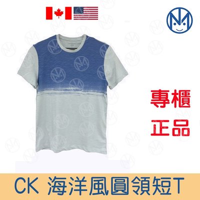 【WE BEST】Calvin Klein 海洋風圓領簡約短T 短袖 CK T恤 T-Shirt 空運來台 全新正品