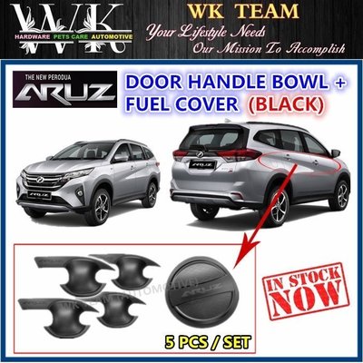 【熱賣精選】Perodua ARUZ 黑色門把手碗 + 燃油蓋