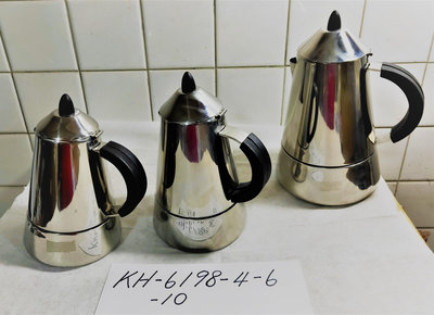 €小歐坊~進口不銹鋼經典摩卡壺/咖啡壺/咖啡用品/吧檯用品/咖啡器具/禮品首選 KH-6198系列coffee pot