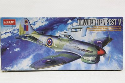 【統一模型】ACADEMY《英國皇家空軍戰鬥機 HAWKER TEMPEST V》1:72 # 1669