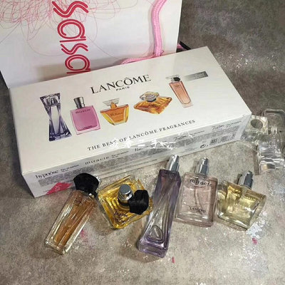 安奢Lancome TRESOR 蘭蔻 女士香水 Q版五件套香水 帶噴頭套裝