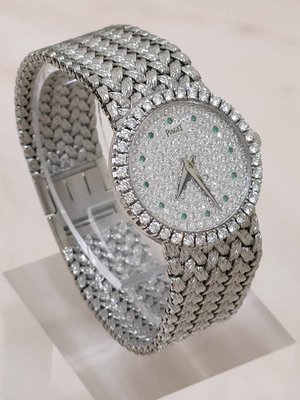 鑫泰典精品 PIAGET 伯爵 滿天星 鑽錶 白K 實品超美 男錶 女錶 瑞士錶 手錶 機械錶 特價中
