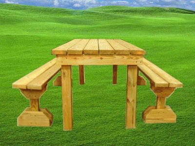 [尚霖木作工程館]手作南方松原木6尺野餐桌/啤酒桌
