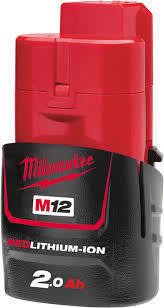 【專營工具】全新 Milwaukee 米沃奇12V 2.0Ah M12B2鋰電池248-11-24