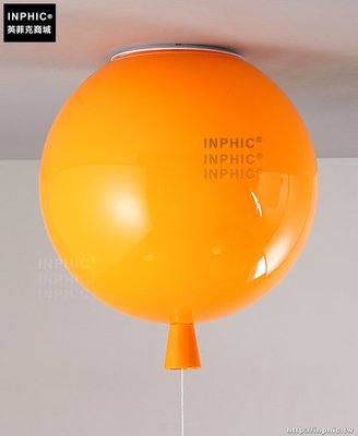 INPHIC- 彩色氣球燈吸頂燈現代簡約創意臥室床頭幼稚園卡通兒童房間吸頂燈-Q款_S197C