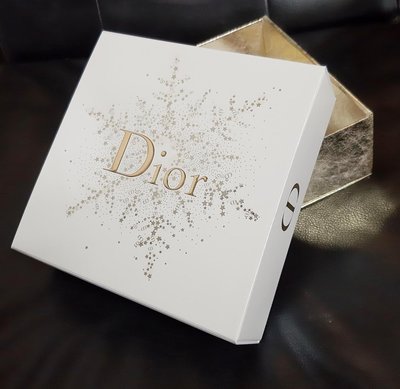Dior 迪奧  金色聖誕節限定版 禮盒 包裝盒 禮物盒 飾品盒 大型