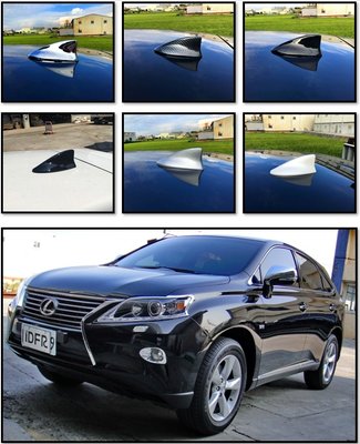 圓夢工廠 Lexus RX 車款 RX270 RX350 RX450h 2012~2015 鯊魚鰭蓋 鍍鉻銀 碳纖紋