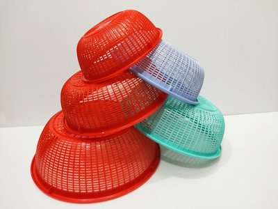 哈哈商城 台灣製 塑膠 4號 洗菜盆 ~ 滴水 塑膠籃 過濾 菜籃 餐具 廚具 分類 收納 容器
