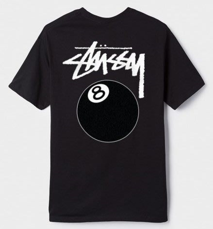 超搶手】全新正品2016 最新款STUSSY 8 BALL TEE 8號球撞球灰色S 深藍色