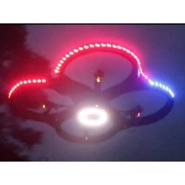 【翼世界】法國Parrot AR Drone 2.0 四軸飛行器 室內+室外機殼無線遙控LED燈