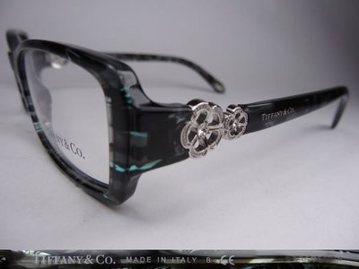 信義計劃 眼鏡 全新真品 TIFFANY & Co. TF 2048-B 義大利製 方框 膠框 可配 抗藍光 全視線