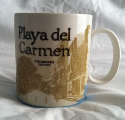 墨西哥星巴克國家杯 卡門海灘城市杯！Mexico Playa Del Carmen Starbucks City Mug