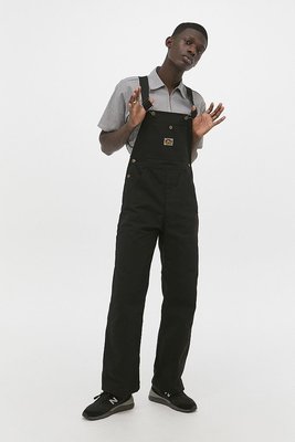 BEN DAVIS - BIB OVERALLS吊帶工作長褲 黑 404-猿人 饒舌 嘻哈 工裝 滑板 DICKIES