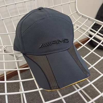 廠家直銷##賓士AMG賽車帽子棒球帽黃邊鴨舌帽三明治全棉高爾夫球帽4S店禮品