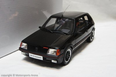 【現貨特價】樹脂 1:18 Otto Peugeot 205 GTi 1.9 Gutmann 1988 黑色 ※限量※