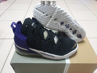 年終限時特價 【my鞋】全新 Lebron 18 LBJ 18 黑紫 CQ9284-004 US9.5