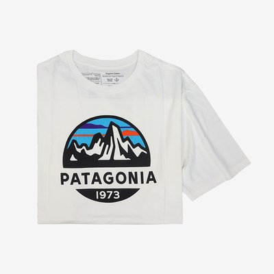【新品促銷】PatagoniaFitz Roy Scope Organic Men's Comfortable T-shirt 38