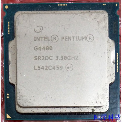 阿澤科技Intel 六代/七代 Pentium G4400 G4560 CPU (1151 腳位) 無風扇