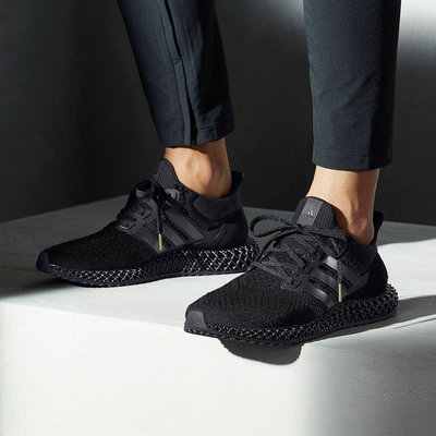 Adidas ULTRA 4D  Triple Black 黑魂 全黑 透氣 運動百搭慢跑鞋 FY4286男女鞋公司級