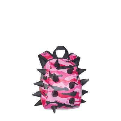 預購 美國潮牌 MadPax 恐龍刺蝟造型超吸睛粉紅迷彩背包 雙肩背包 可愛又有個性 小童款 生日禮
