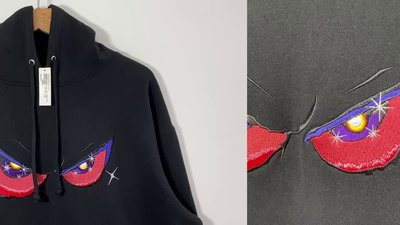 【現貨免運】supreme 美潮 21FW Eyes Hooded Sweatshirt 小惡魔眼睛 帽衫連帽衛衣