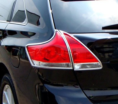 圓夢工廠 Toyota Venza 2010~2018 改裝 鍍鉻銀 車燈框飾貼 後燈框 尾燈框