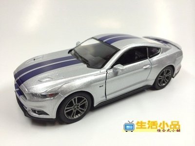 ☆生活小品☆ 模型 2015 Ford Mustang GT *銀色* (有迴力) 熱賣中...歡迎選購^^