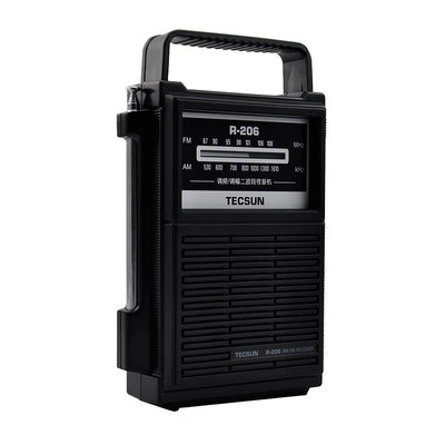 Tecsun/德生 R-206收音機德生調頻/中波兩波段收音R206德生收音機