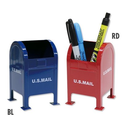 (I LOVE 樂多) 日本進口 U.S.MAIL 美國公共郵筒造型筆筒 可當收納盒 情境裝置