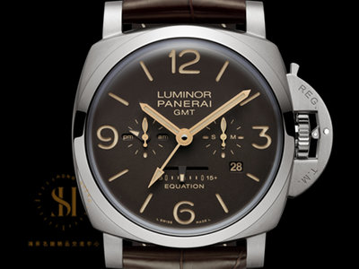 【鴻昇名錶】PANERAI 沛納海 LUMINOR 1950 PAM00656 PAM656 鈦金屬 GMT AF878