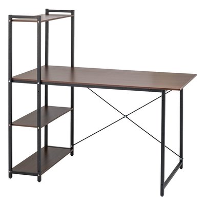【ikloo 】簡約時尚書架收納工作桌(電腦桌 層架 工作桌) FCF18 辦公桌