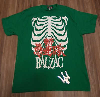 日本摔角 明星 Nosawa論外 東京愚連隊 T恤 L號 龐克樂團 BALZAC 限量 稀有